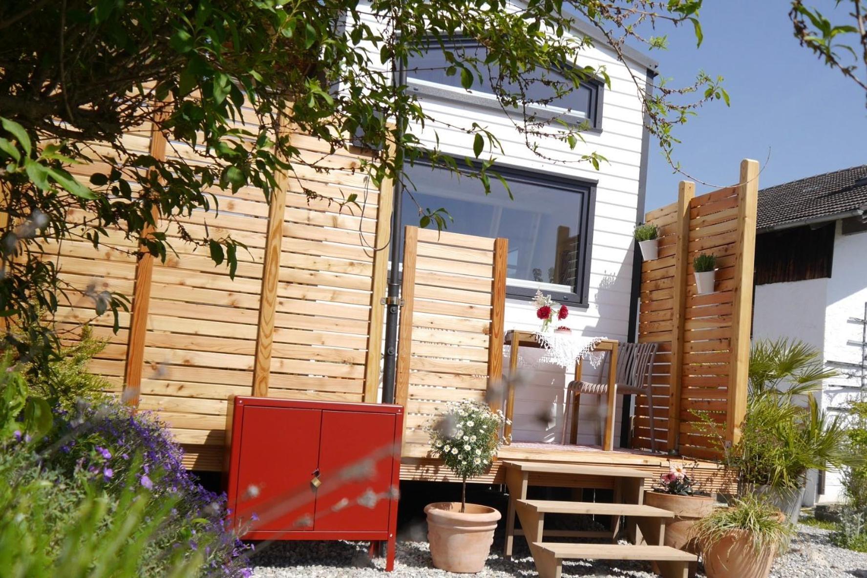 Tiny House Gaensebluemchen Villa Kirchanschoring Buitenkant foto